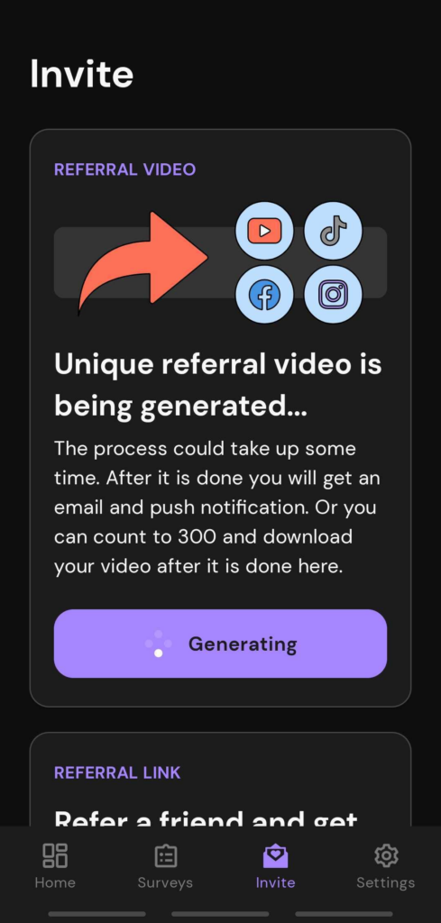 Pawns.app video di referral personalizzati 1