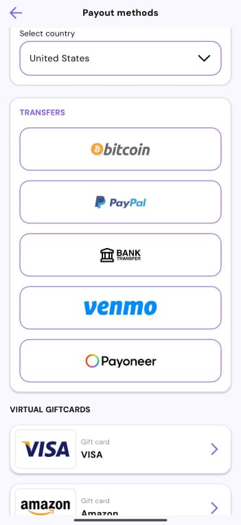 New payment methods