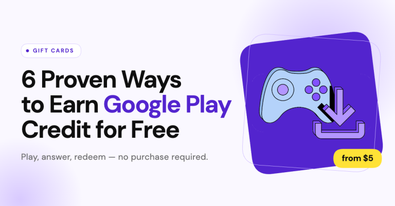 6 bewährte Möglichkeiten, kostenloses Google Play-Guthaben zu verdienen