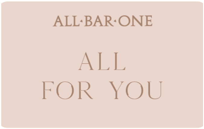 All Bar One Gift Cards