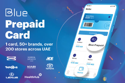 Blue Prepaid eCard Gift Cards