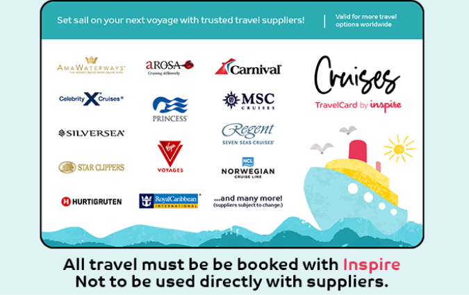 Cruises Travelcard by Inspire Gift Cards