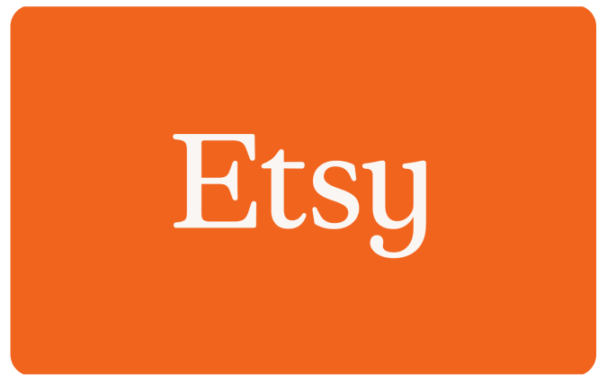 Cartões-presente Etsy
