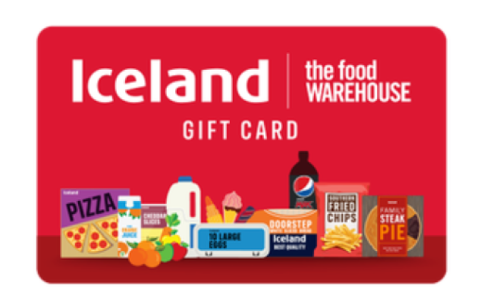 Carte regalo Iceland UK