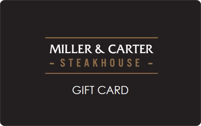 Carte regalo Miller and Carter