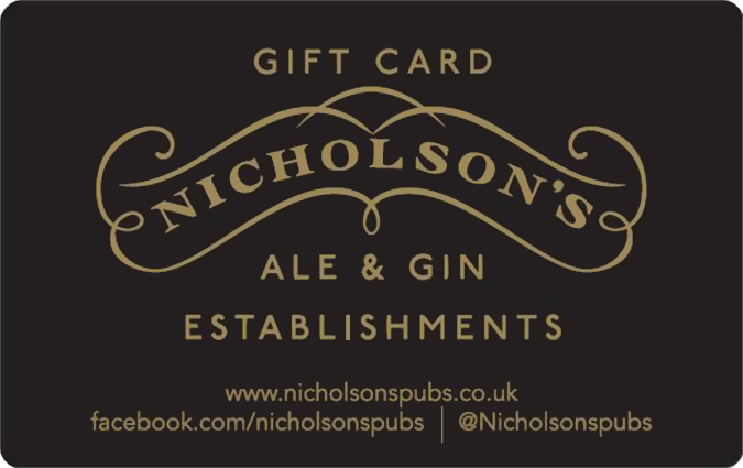 Nicholsons gift card