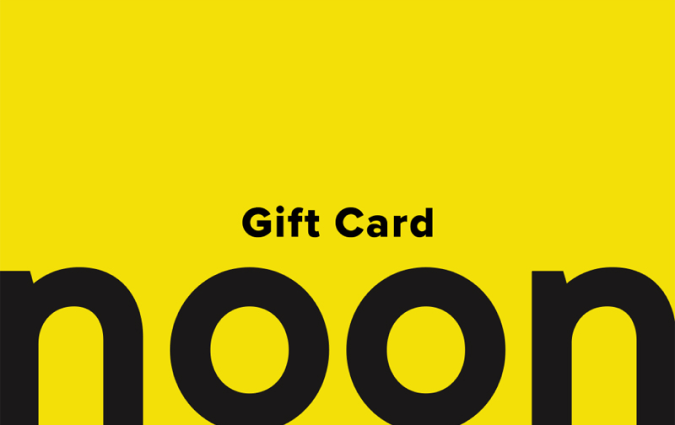 Noon eVoucher for gift card