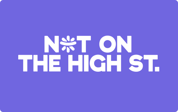 Not On The High Street gift card