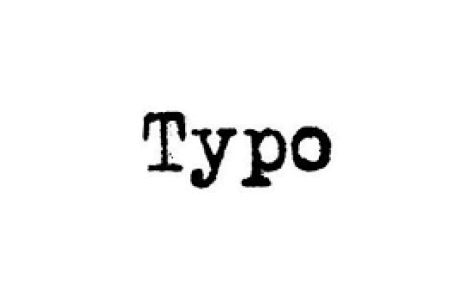 Carte regalo Typo