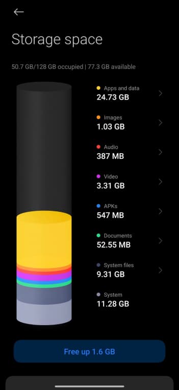 android storage