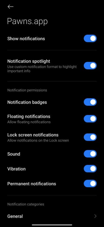 android notifications